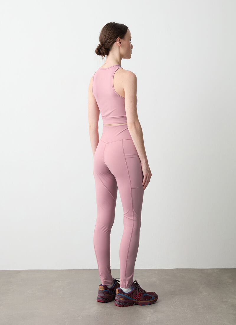 Technical fabric leggings