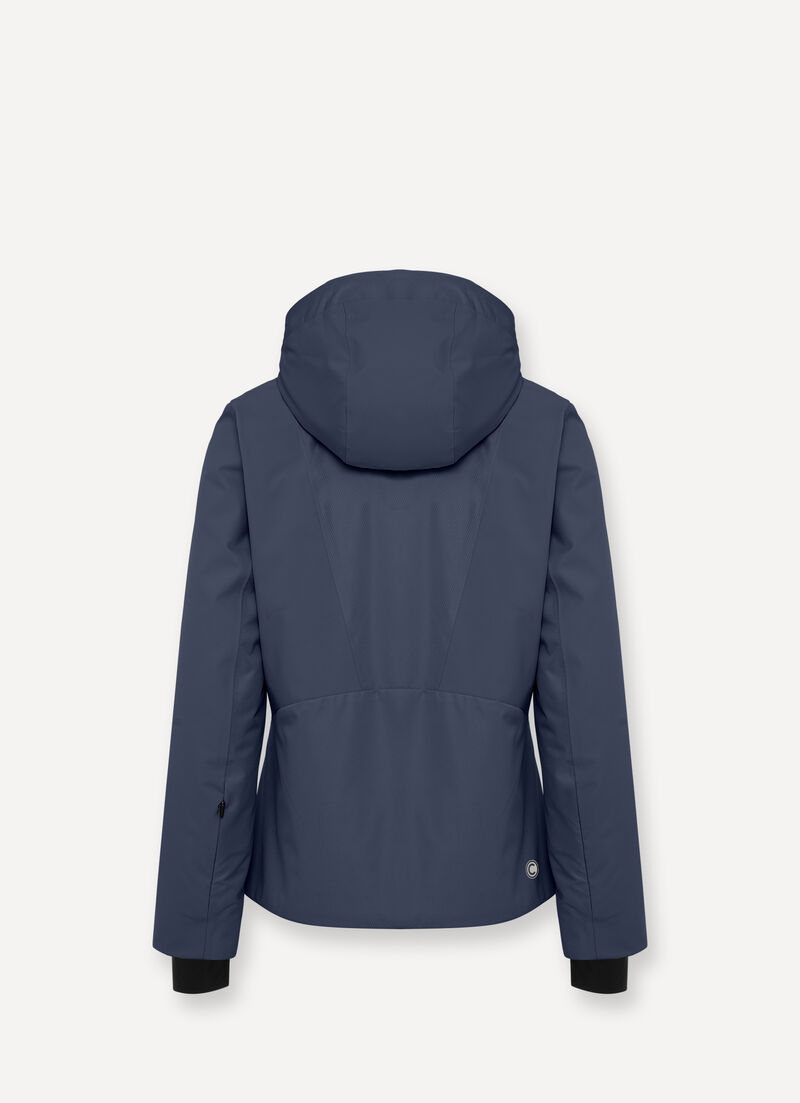 Two-fabric ski jacket