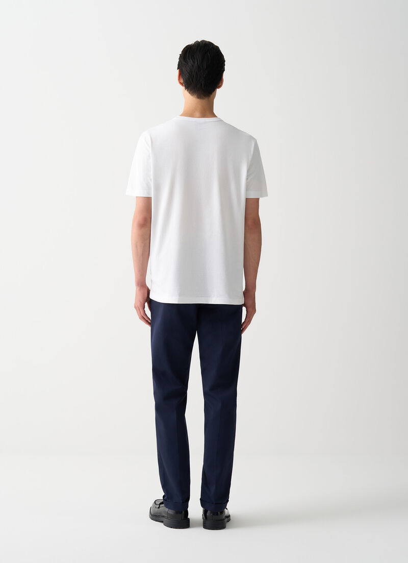 Crew-neck T-shirt with logo