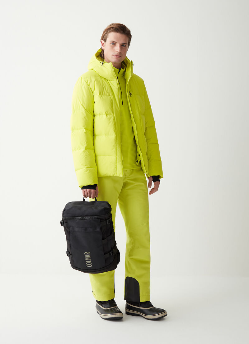 Extra-warm puffy ski jacket