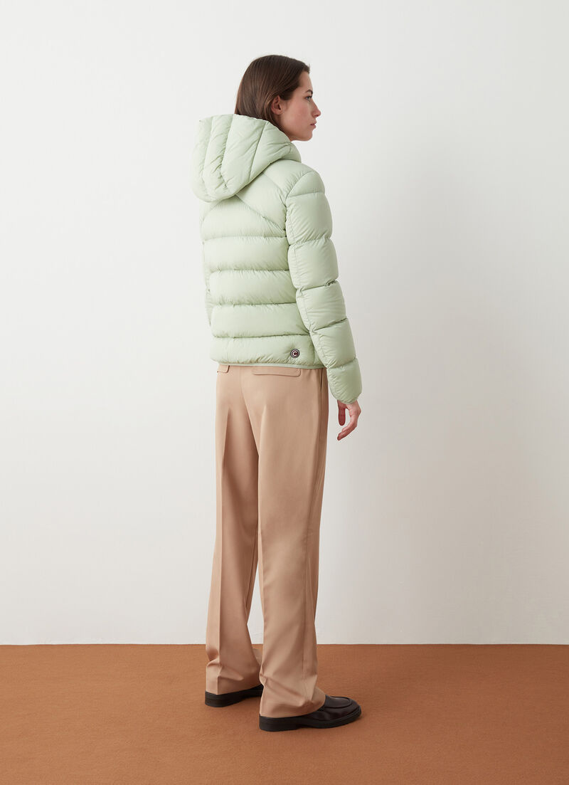 Super-matte stretch down jacket