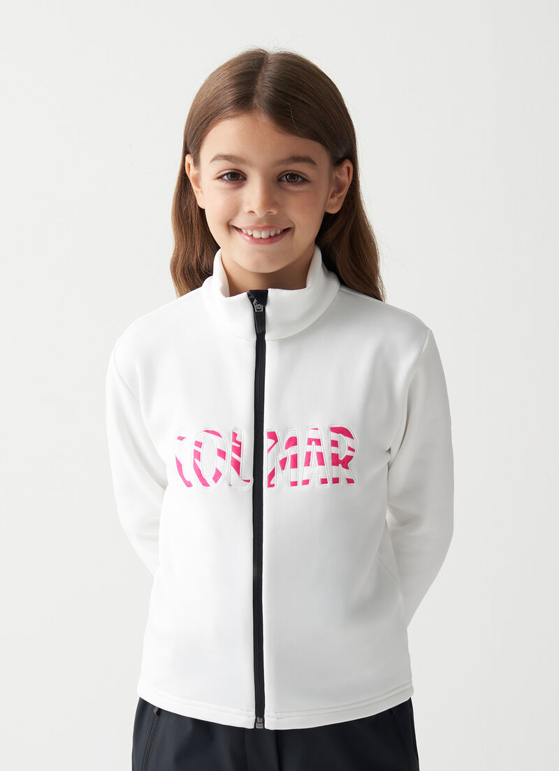 Girl's branded ski fleece