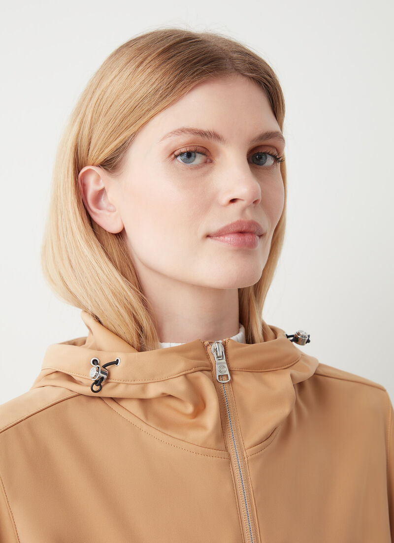 Long softshell jacket