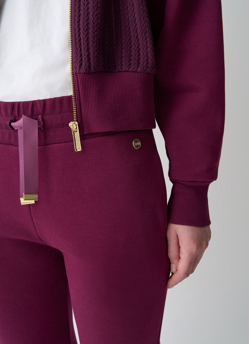 Tracksuit bottoms with drawstring