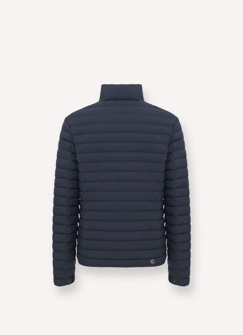 Light down jacket with padded collar