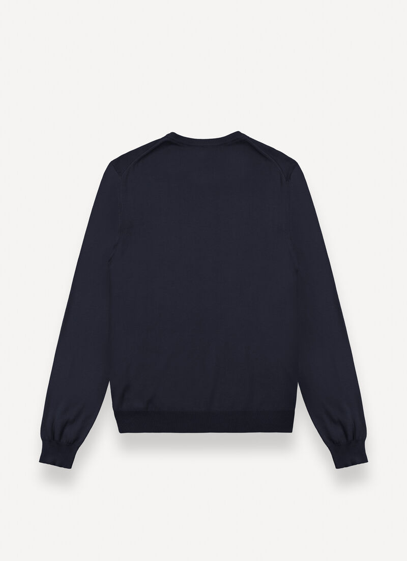 Faded crew-neck pullover