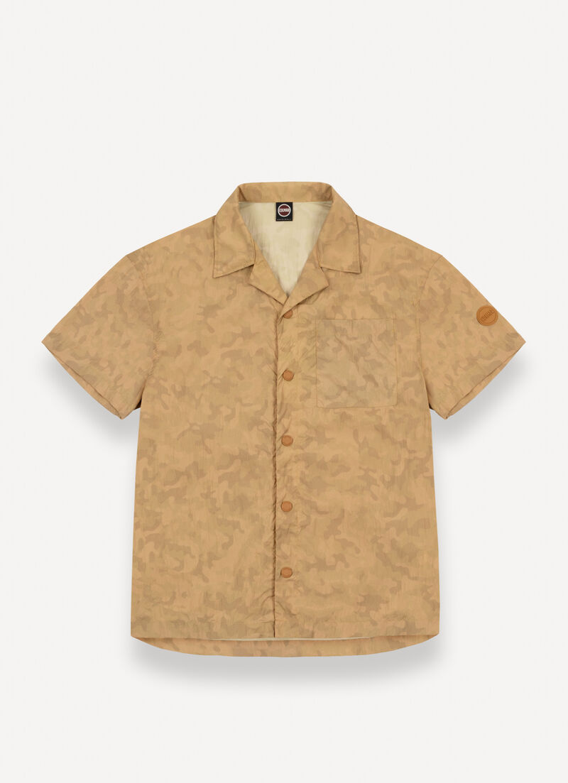 Shirt in water-repellent nylon