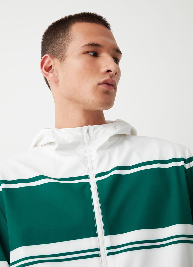 Softshell colorblock jacket