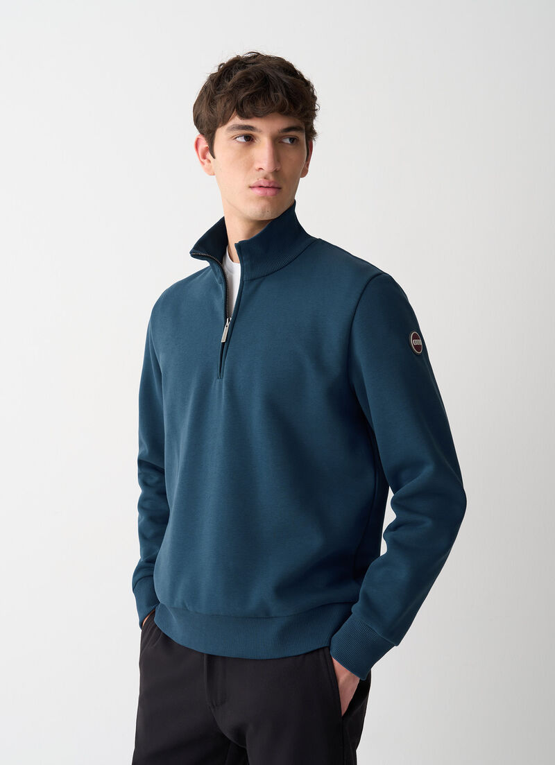 Half zip sweatshirt