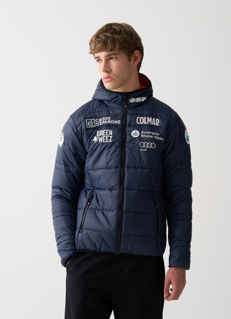 French national team quilted jacket