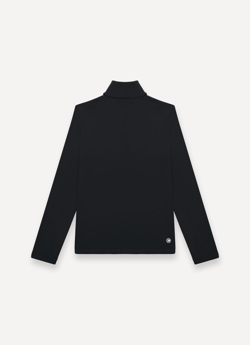 Half-zip stretch ski fleece