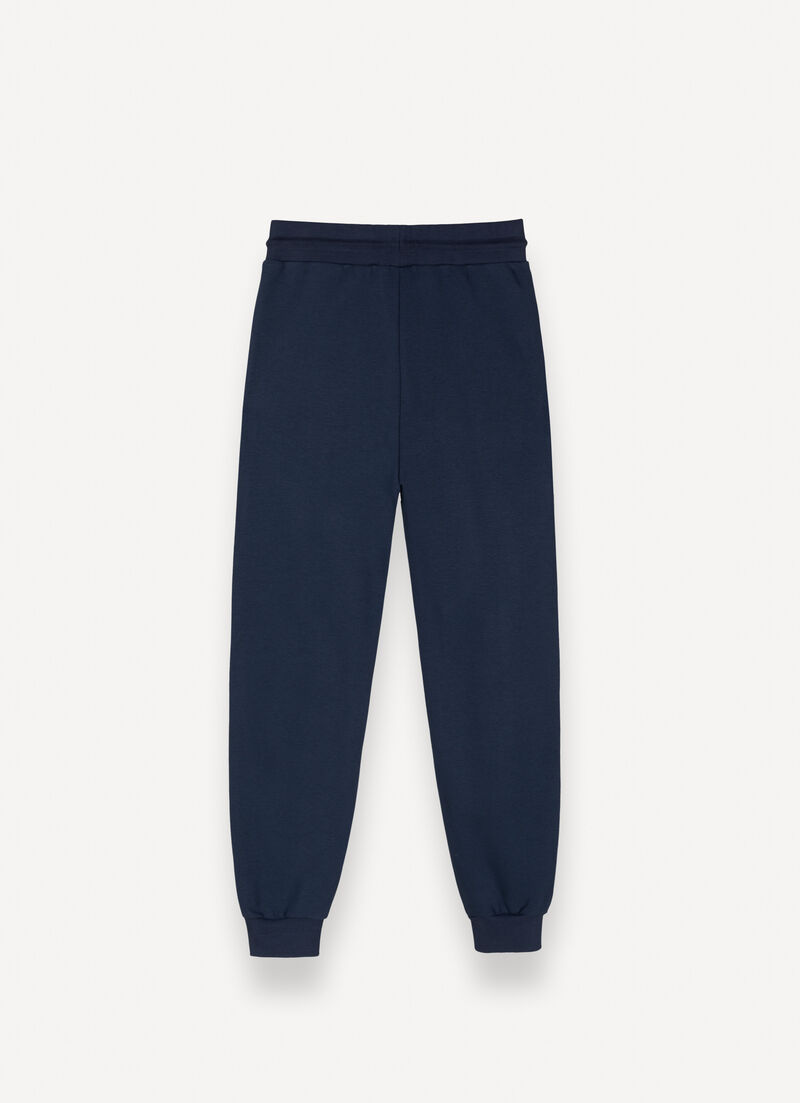Tracksuit bottoms with embroidery