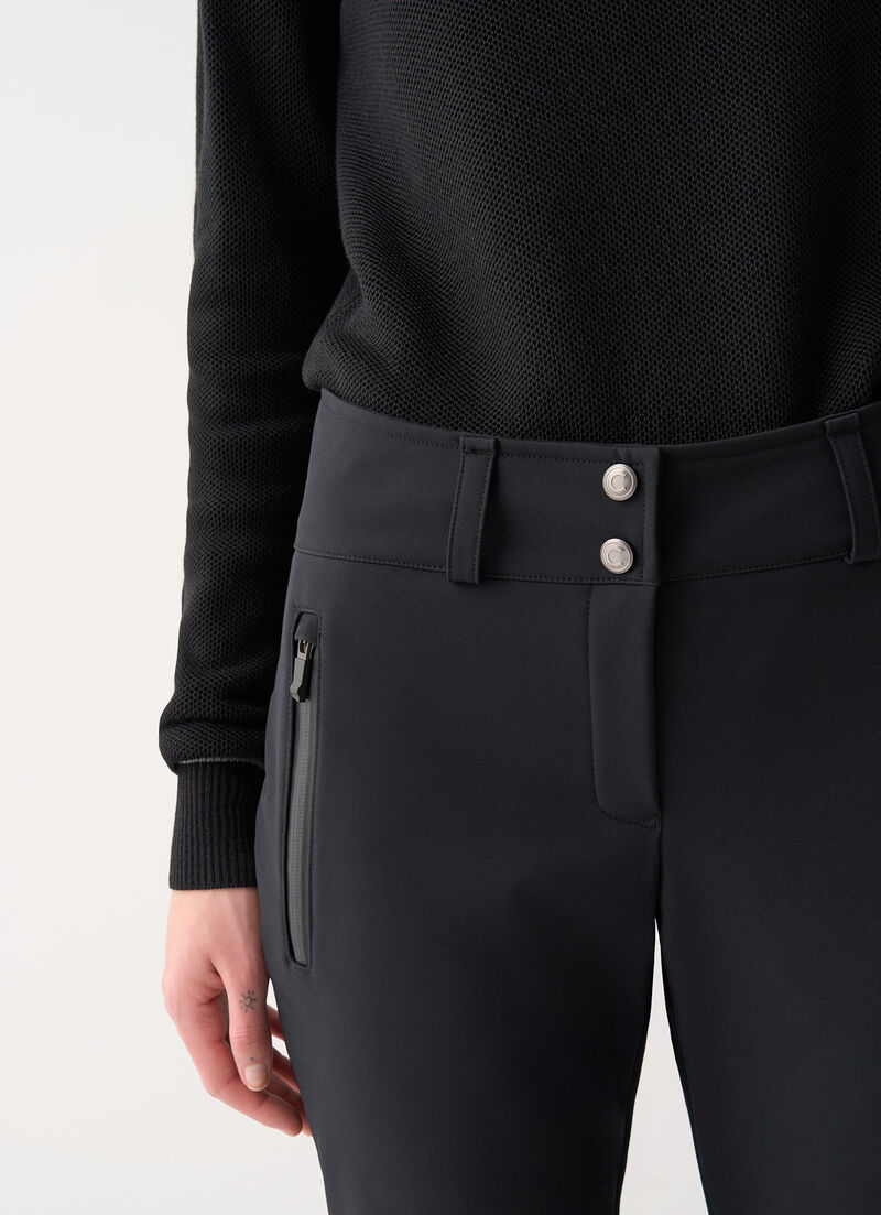 Dressy softshell ski trousers