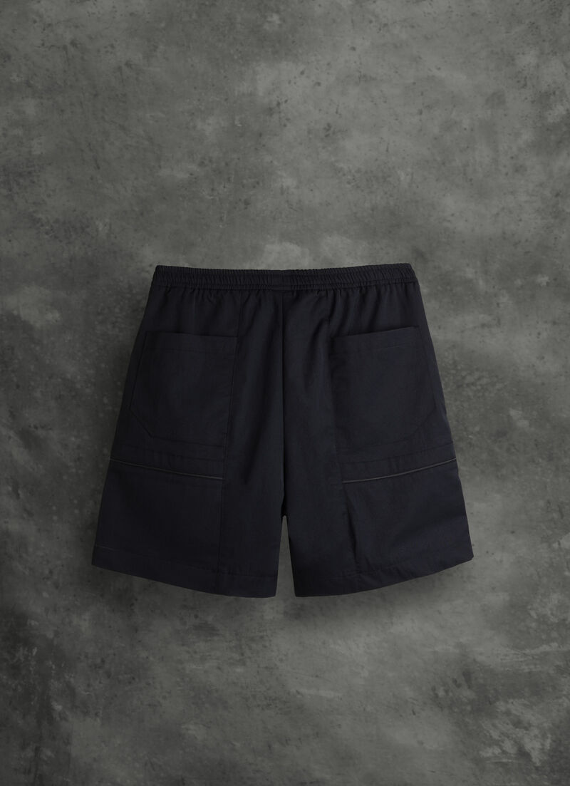 Bermuda shorts with elasticated waist