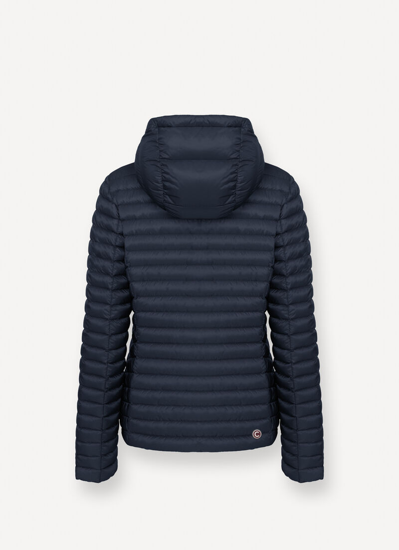 Light down jacket with hood