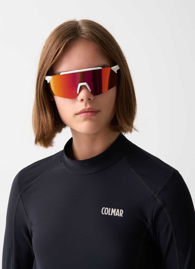 Thermal stretch ski jumper