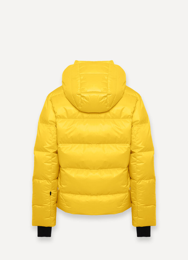 Puffy padded ski jacket