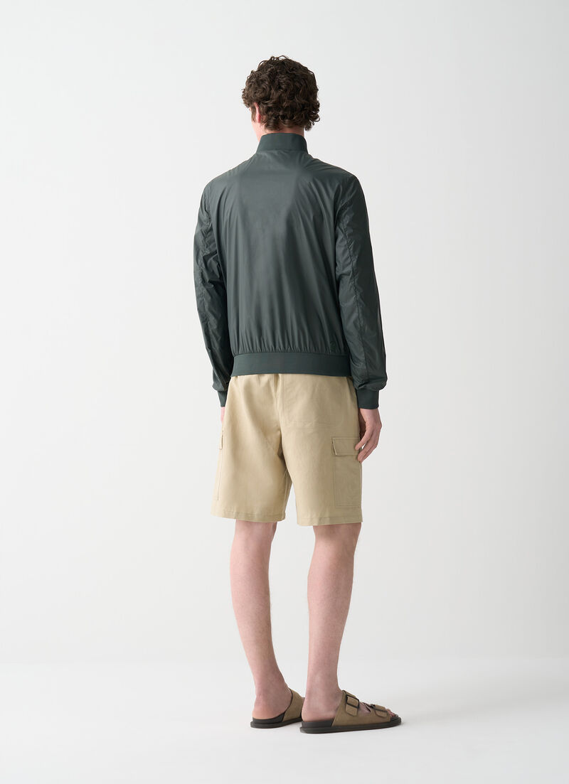 Reversible bomber jacket