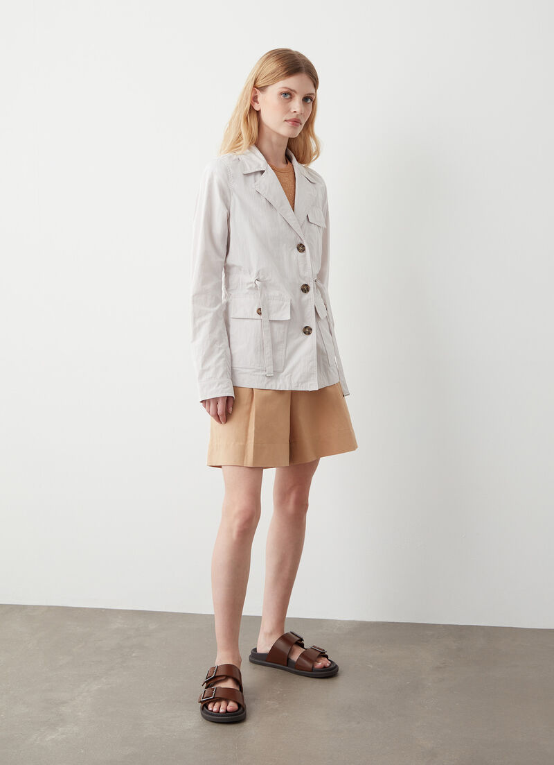 Cotton safari jacket