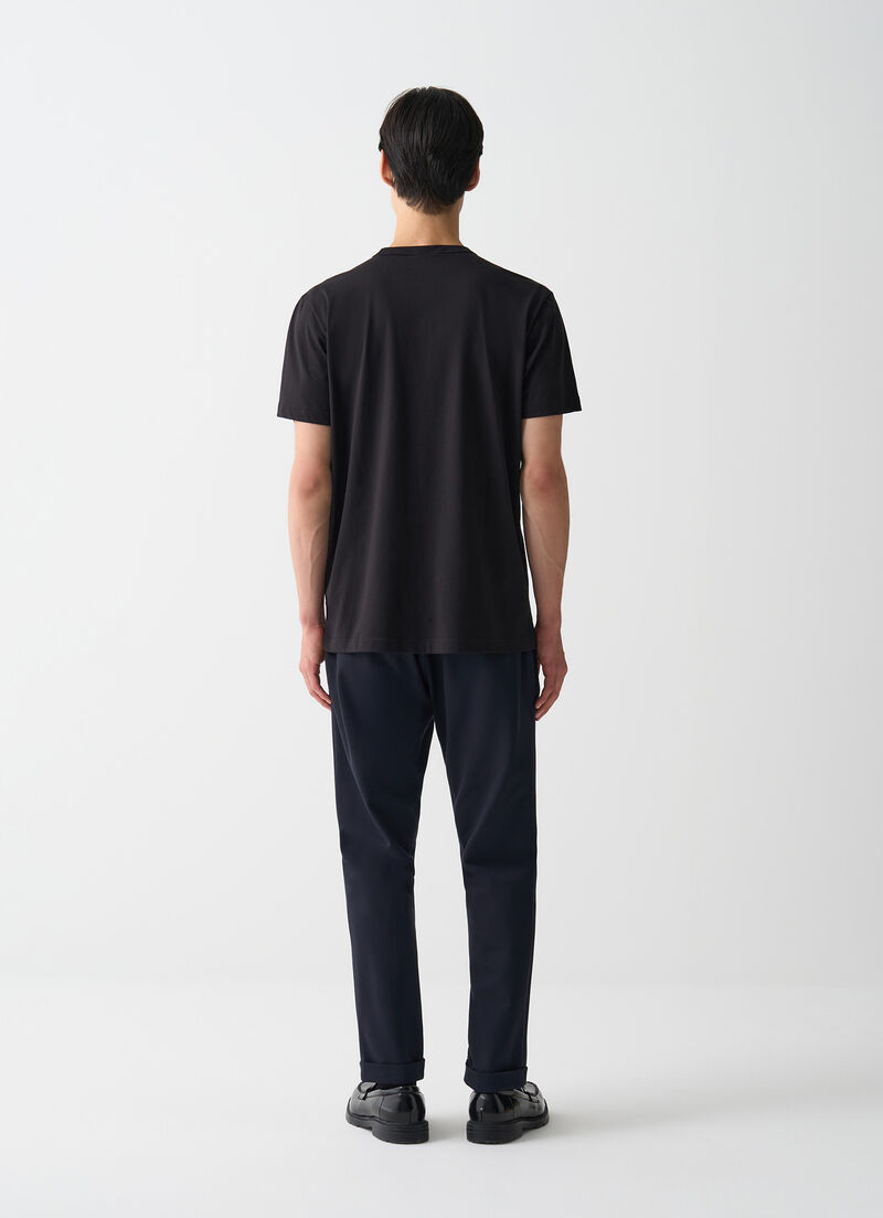 Crew-neck T-shirt with logo