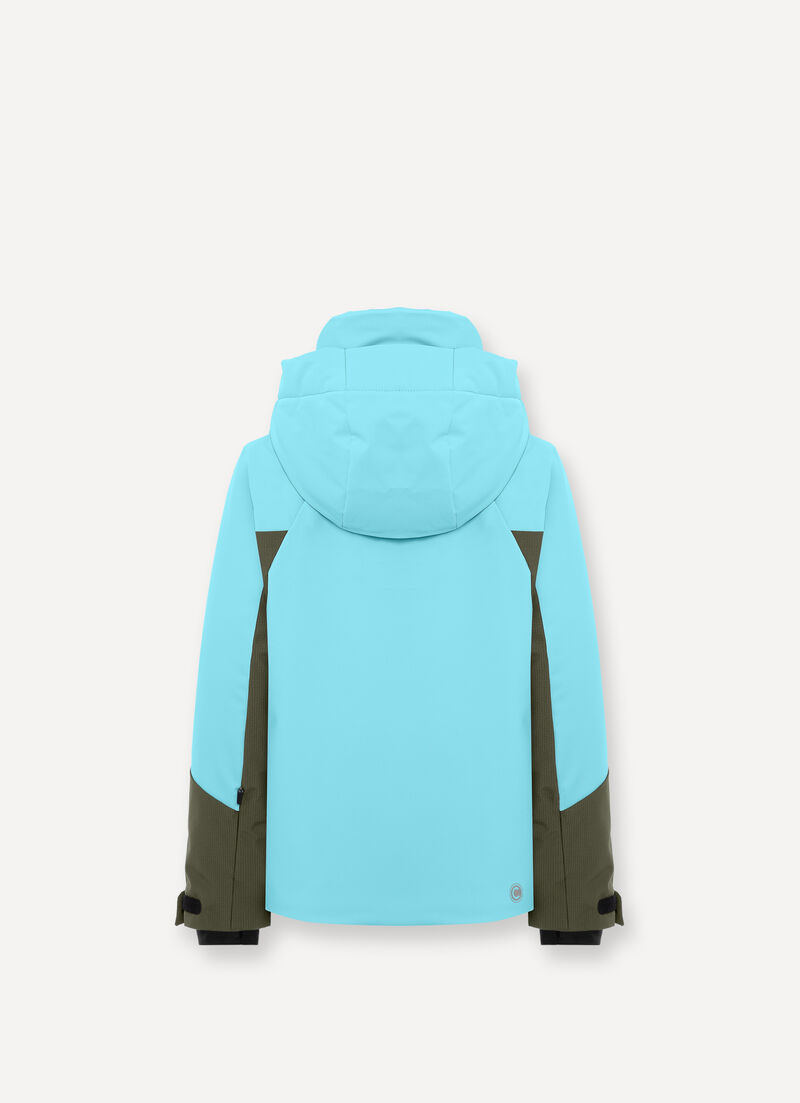 Boys’ colourblock ski jacket