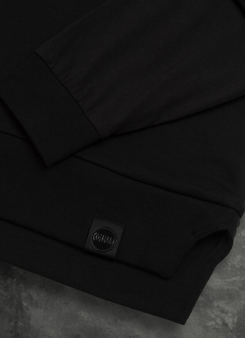 Crewneck cotton-blend sweatshirt