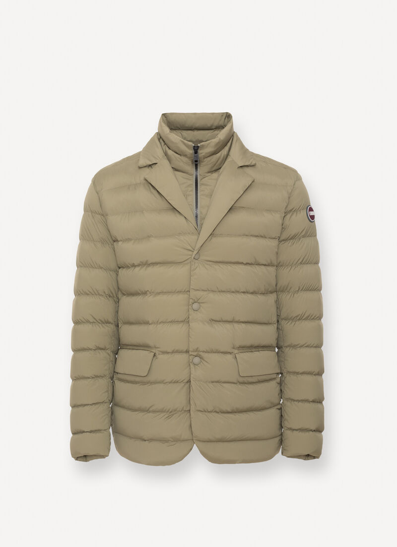 Super-matte padded stretch blazer