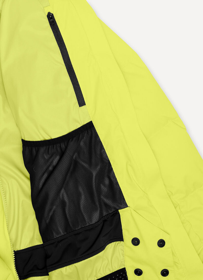 Extra-warm puffy ski jacket