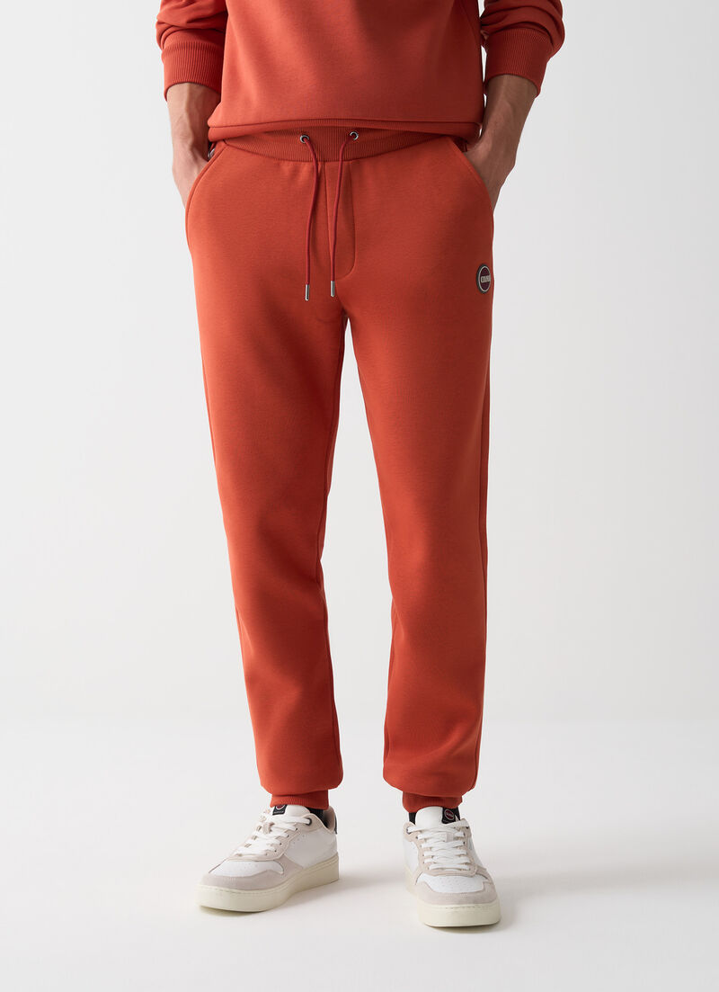Cotton tracksuit bottoms