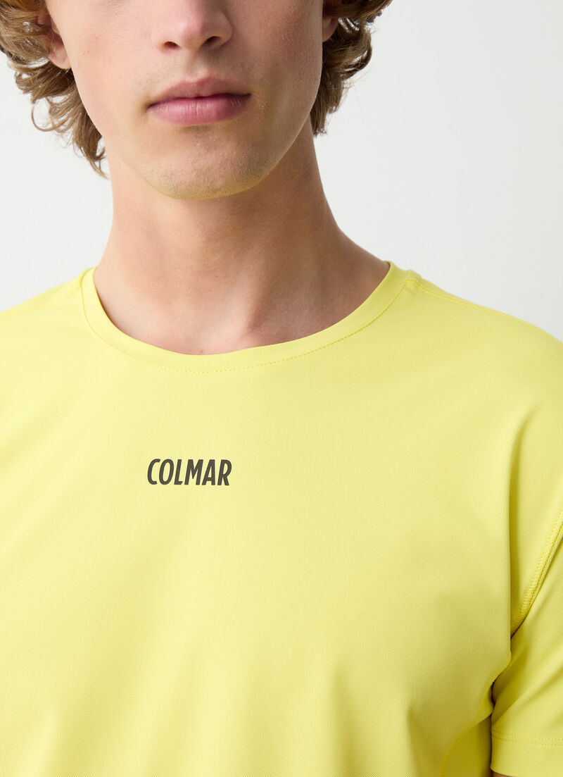 Short-sleeved T-shirt in stretch jersey