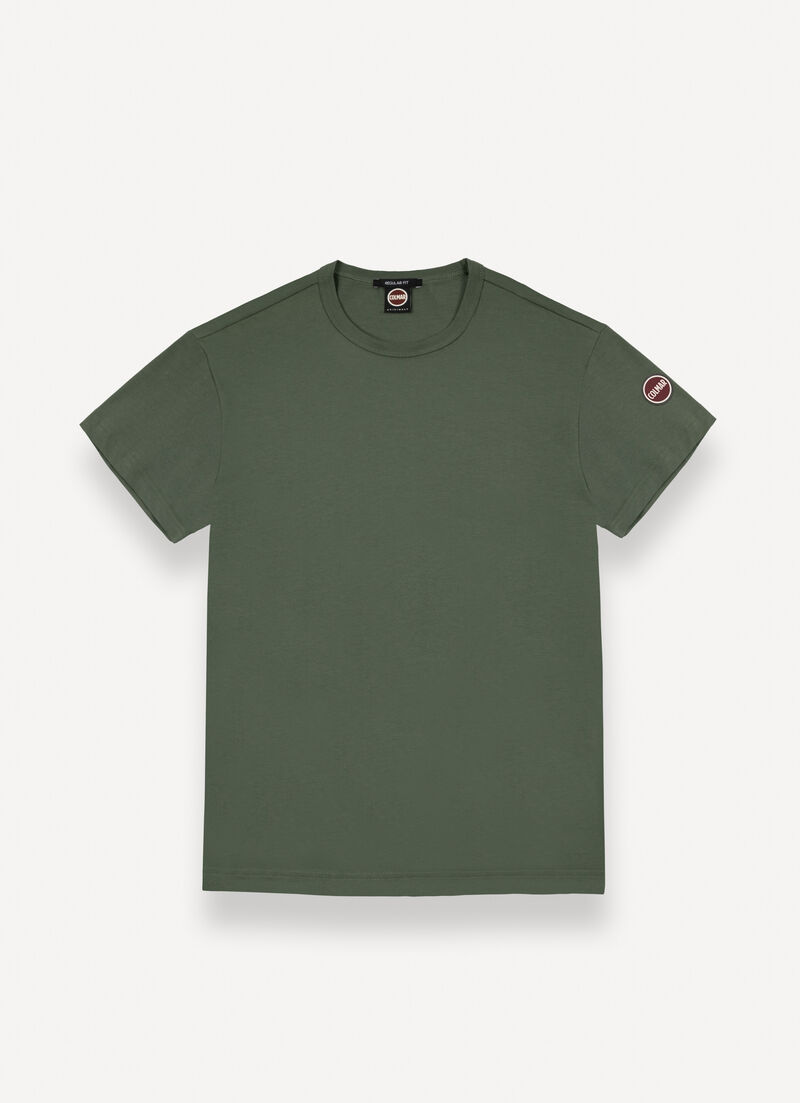 Cotton round-neck T-shirt
