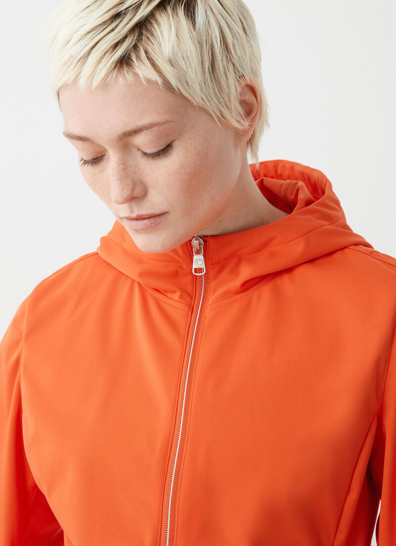 Softshell hooded jacket