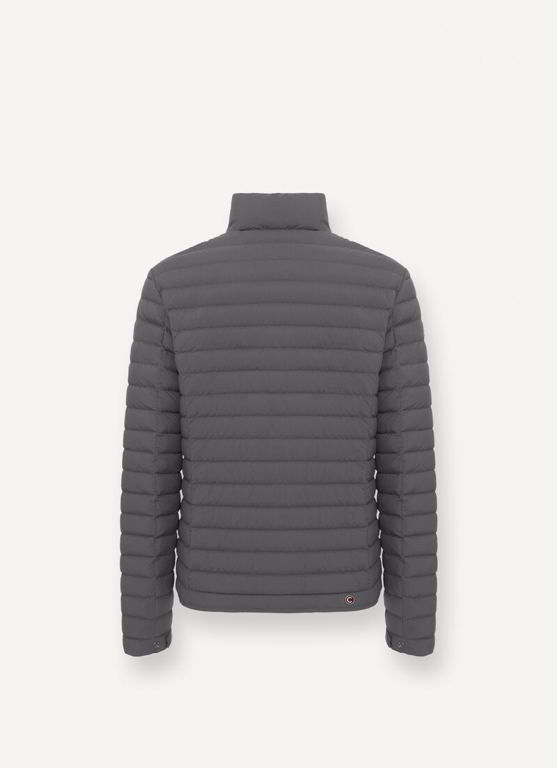 Light down jacket with padded collar