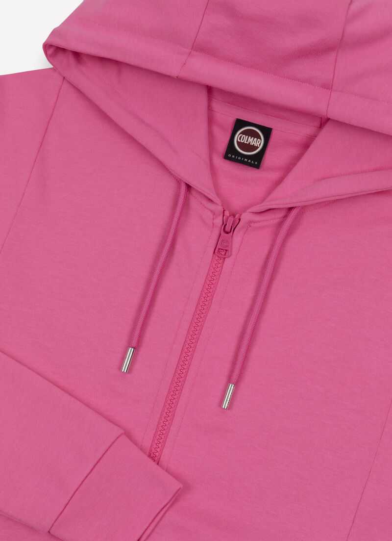 Super-light sweatshirt with zip