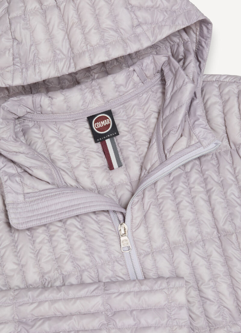 Shiny ultralight down jacket