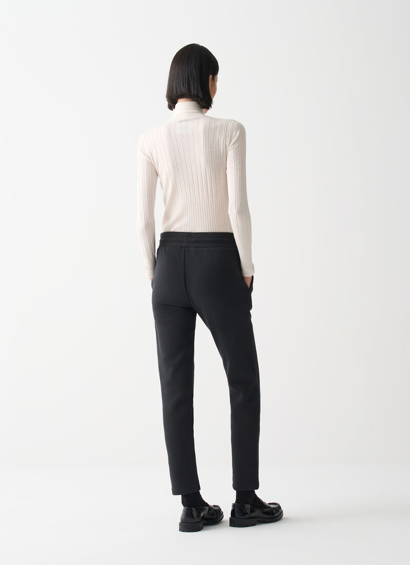 Tracksuit bottoms with drawstring