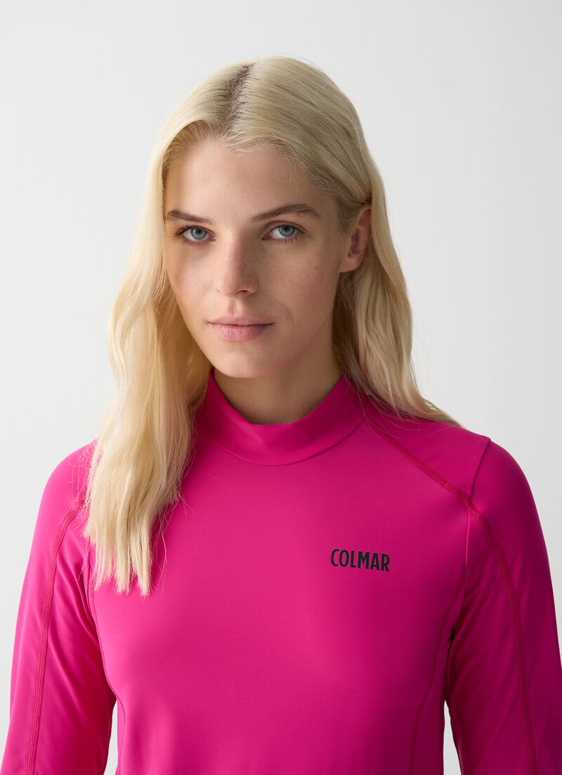 Thermal stretch ski jumper