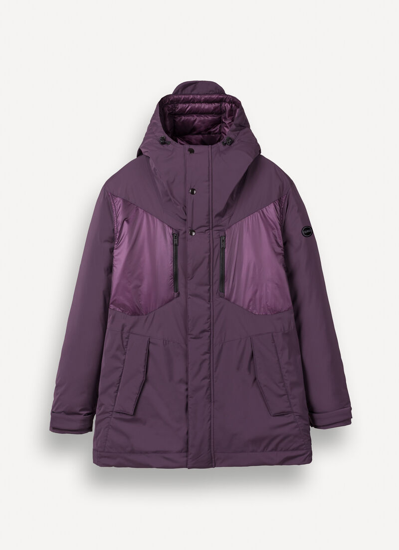 Waterproof down-padded parka