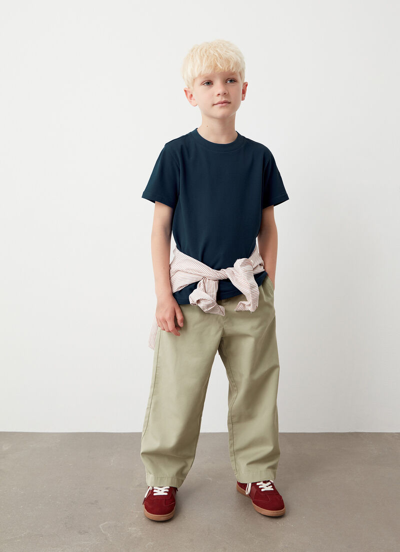 Cotton piqué T-shirt