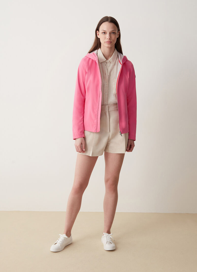 Softshell hooded jacket