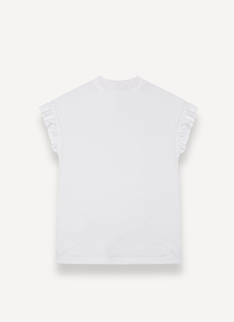 T-shirt with ruching