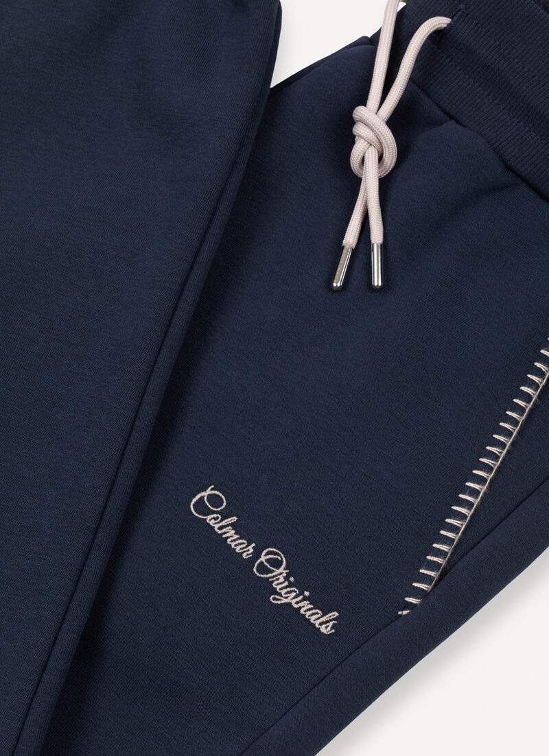 Tracksuit bottoms with embroidery