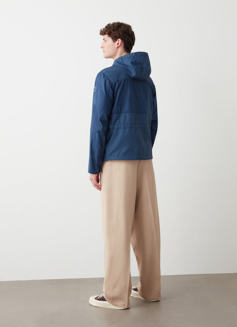 Cotton and nylon jacket