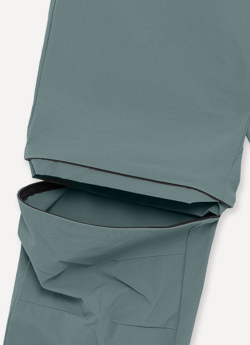 Technical zip-off trousers