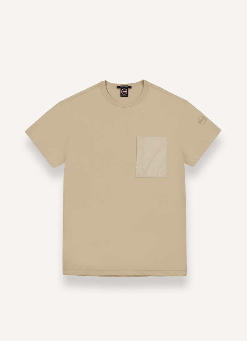 T-shirt with nylon pocket