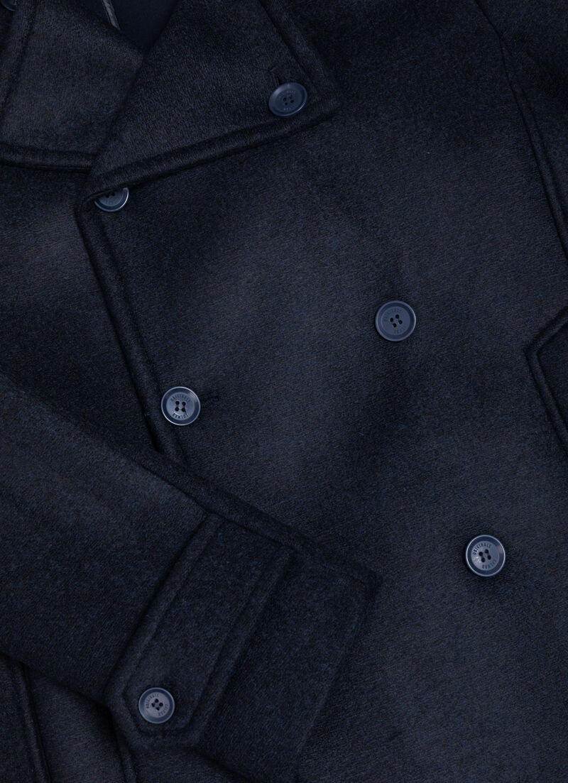 Double-breasted coat