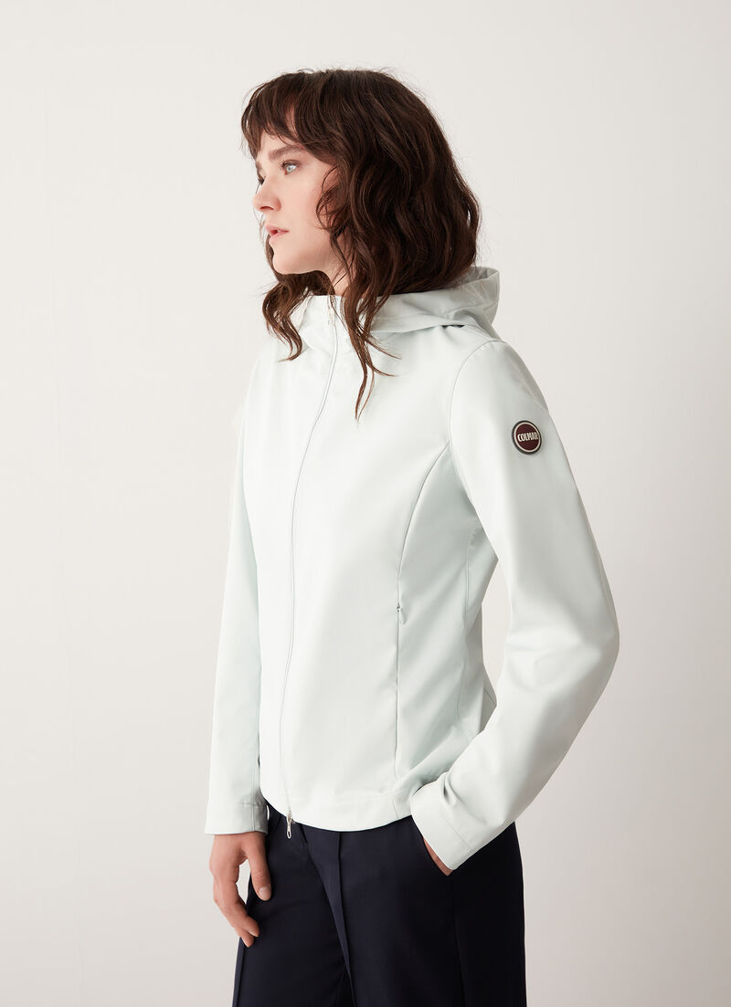 Softshell hooded jacket
