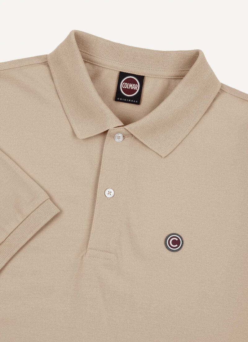 Piqué polo-shirt with ribbed trims