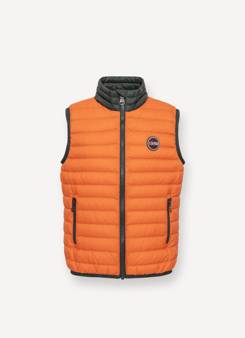 Quilted down gilet