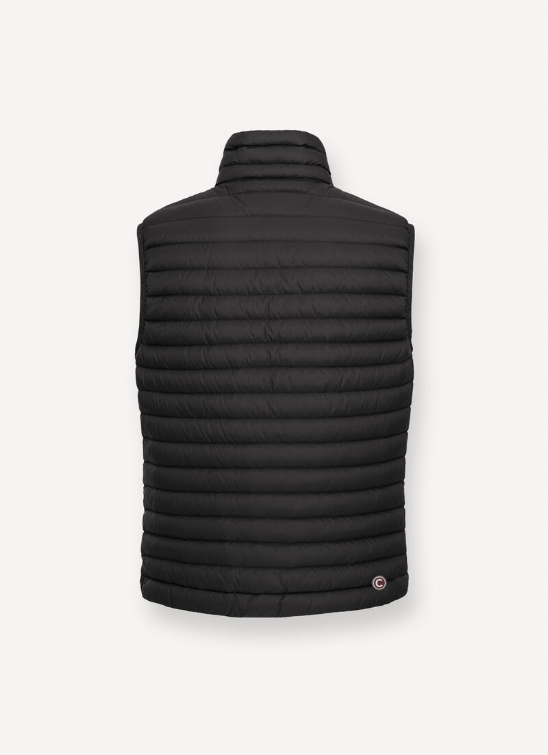 Quilted down vest